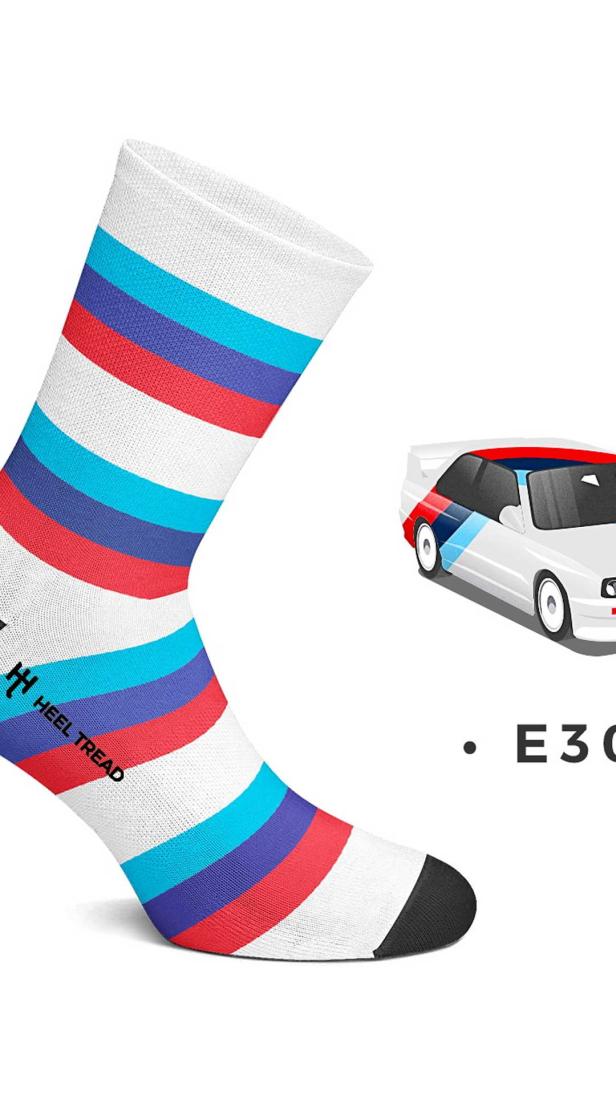 Heel Tread: Coole Socken für Autofans