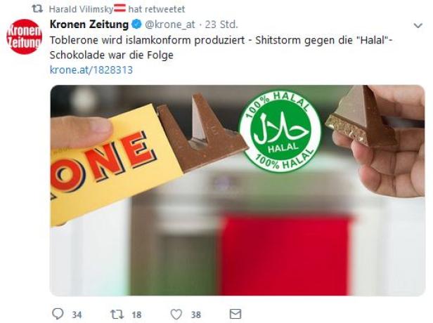 Wirbel um Zertifizierung: Toblerone ist jetzt halal