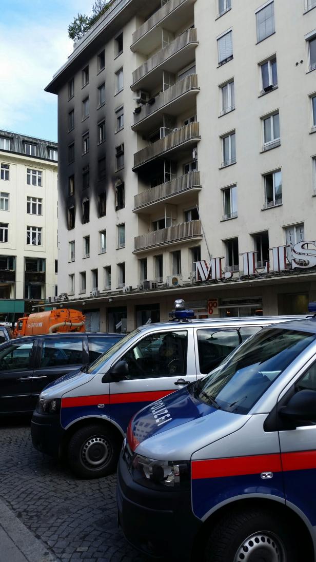 Brandstiftung in Wiener Innenstadt: Verdächtiger in U-Haft