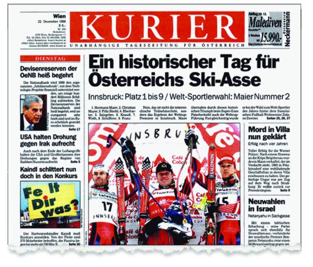Wie Österreich mit einem Neunfachsieg Ski-Geschichte schrieb