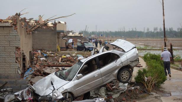 Fast hundert Tote bei schweren Unwettern in China