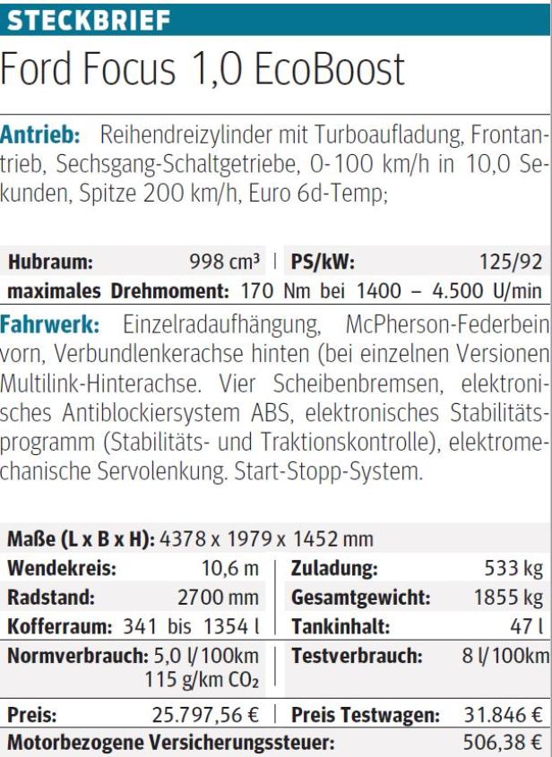 Ford Focus im Test: Lästig nur unter Last