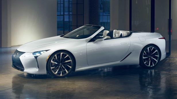 Lexus-News für Detroit: LC als Cabrio-Studie