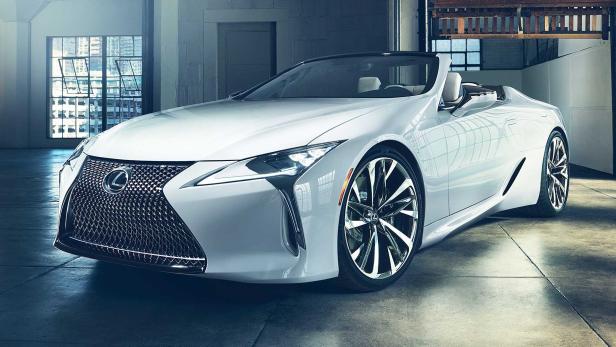 Lexus-News für Detroit: LC als Cabrio-Studie