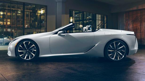 Lexus-News für Detroit: LC als Cabrio-Studie