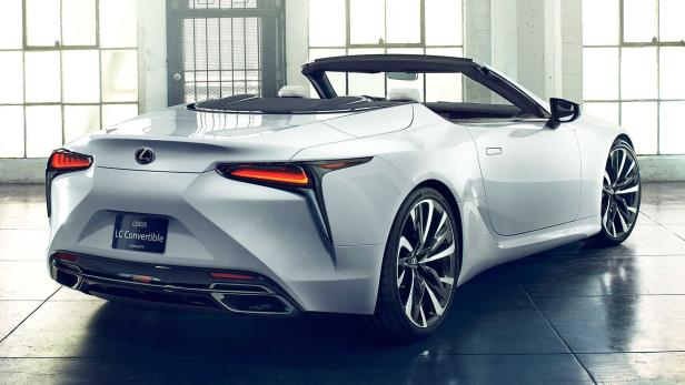 Lexus-News für Detroit: LC als Cabrio-Studie