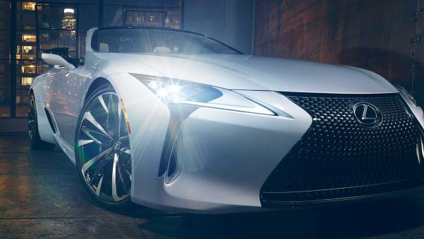 Lexus-News für Detroit: LC als Cabrio-Studie