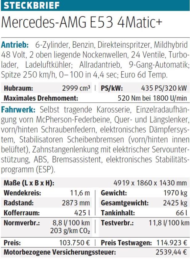 Mercedes-AMG E53 im Test