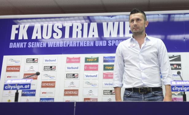 FUSSBALL-BUNDESLIGA: PK FK AUSTRIA WIEN: BJELICA.