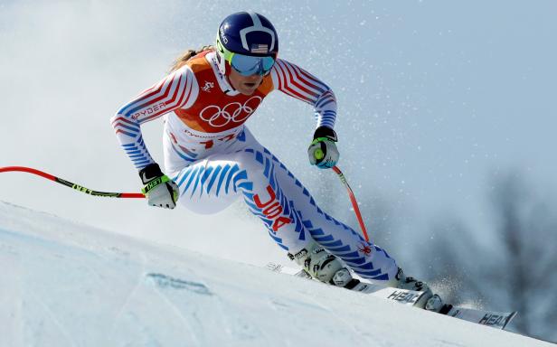 FILE PHOTO: Lindsey Vonn of the U.S. competes in Pyeongchang Winter Olympics Pyeongchang, South Korea - February 22, 2018