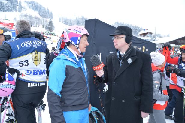 Kitzbühel, wo Vettel den Chauffeur für Ecclestone spielt