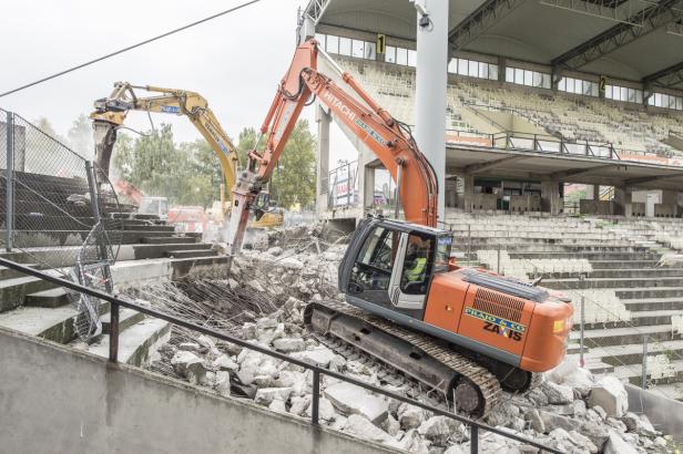 Wiener Hanappi-Stadion nun offiziell Baustelle