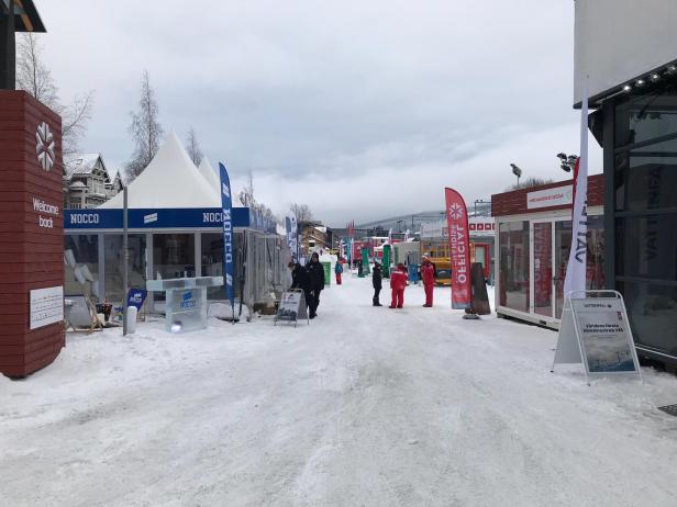 Im stillen Örtchen: Åre ist nicht im Ski-WM-Fieber