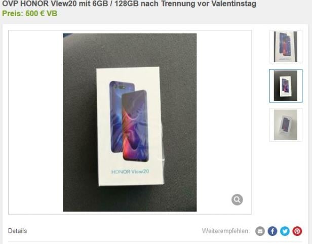 Kurz vor Valentinstag verlassen: Mann klagt Liebesleid auf Ebay