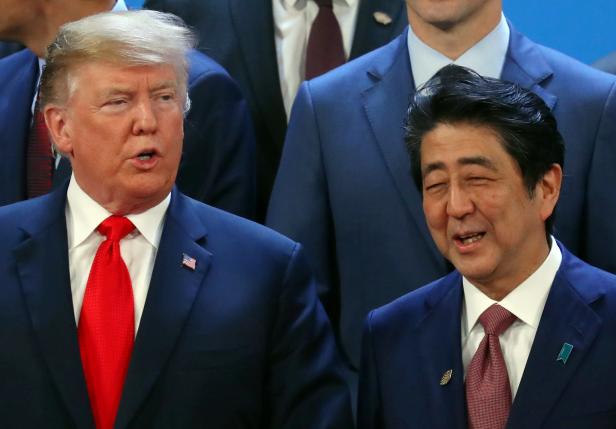 Trump prahlt: Japanischer Premier wollte Nobelpreis für mich
