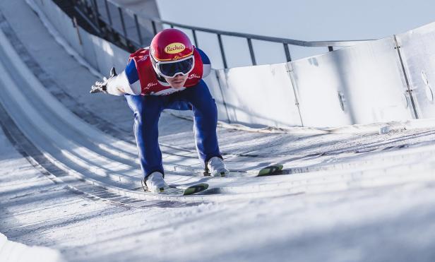 Nordische WM: ÖSV-Skispringerinnen im Training stark