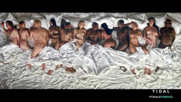 Verärgert: Kanye West zeigt nackte Promis