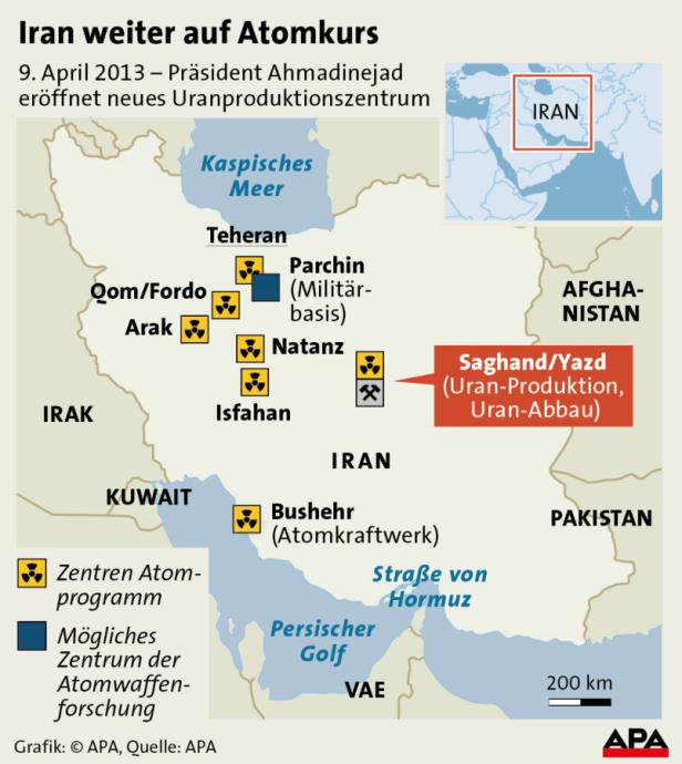 Neues Zentrum zur Uranproduktion im Iran