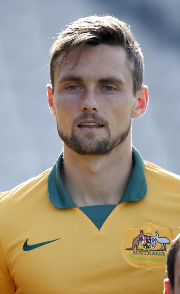 File photo of Australian Socceroos national soccer team  midfielder Holland in Sydney