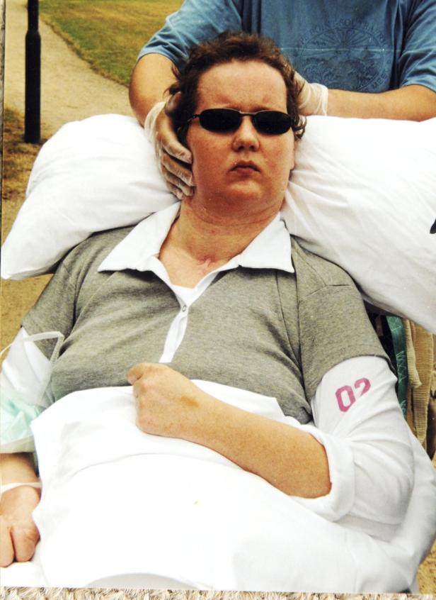Comeback auf Raten, nach fünf Jahren im Dämmerzustand: Carola Thimm 2005 im Wachkoma