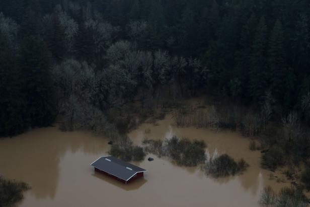 US-SONOMA-COUNTY-TOWN-OF-GUERNEVILLE-INUNDATED-WITH-FLOOD-WATERS