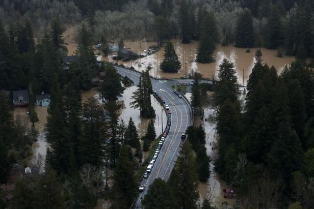 US-SONOMA-COUNTY-TOWN-OF-GUERNEVILLE-INUNDATED-WITH-FLOOD-WATERS