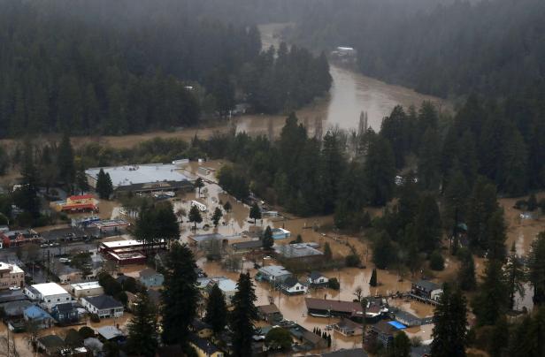 US-SONOMA-COUNTY-TOWN-OF-GUERNEVILLE-INUNDATED-WITH-FLOOD-WATERS