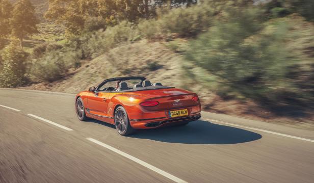 Bentley Continental GT Convertible: Platz an der Sonne