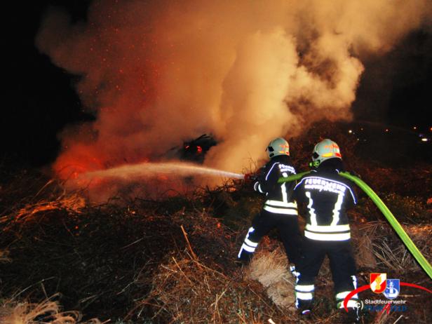 Sonntag: Großeinsatz der Feuerwehr Pinkafeld am Grünschnittplatz