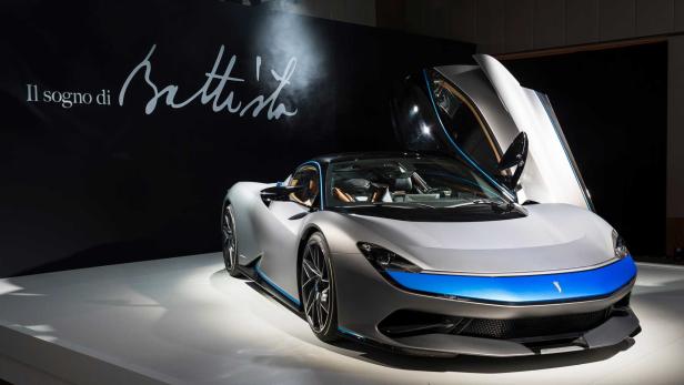 Pininfarina Battista stürmt Genf mit 1.900 Elektro-PS