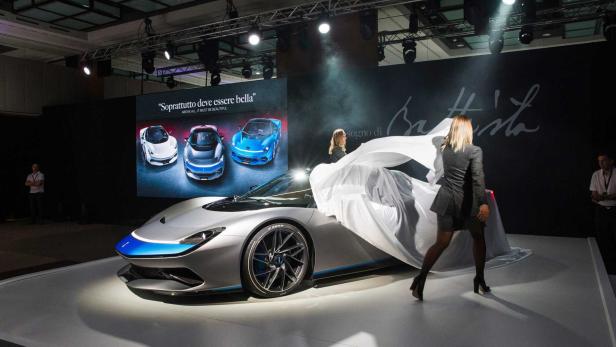 Pininfarina Battista stürmt Genf mit 1.900 Elektro-PS