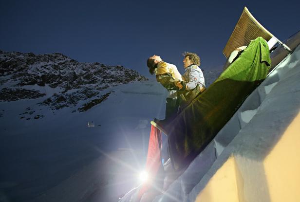 Hannibal Gletscherschauspiel in Sölden - ein Panorama-Theater