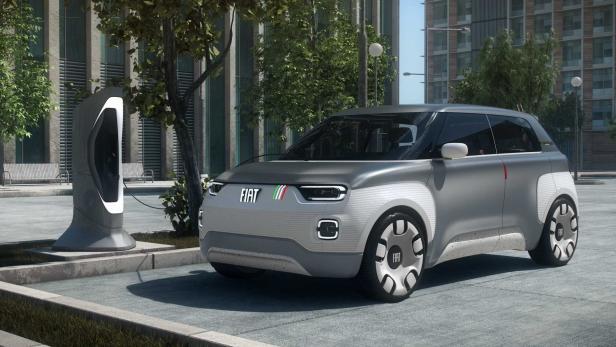 Fiat Concept Centoventi: Elektro-Kleinstwagen im Panda-Format