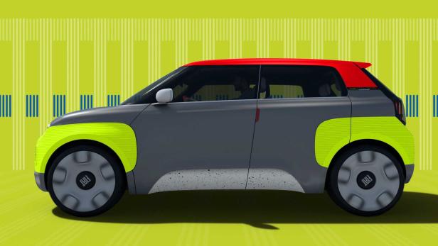 Fiat Concept Centoventi: Elektro-Kleinstwagen im Panda-Format