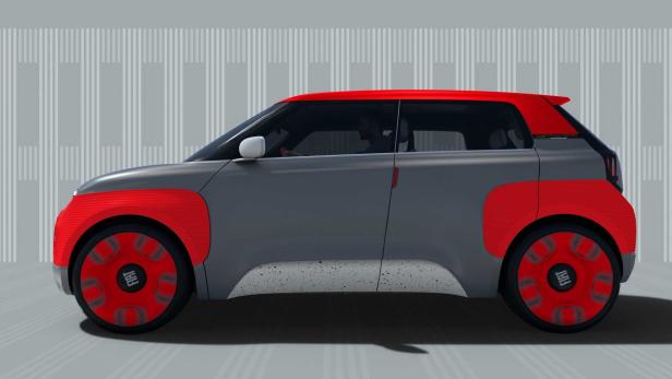 Fiat Concept Centoventi: Elektro-Kleinstwagen im Panda-Format