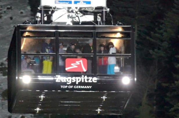 Mit 82 Fahrgästen: Stromausfall stoppte Zugspitzbahn