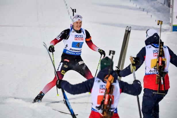 Biathlon-WM: ÖSV-Mixed-Staffel zum Auftakt weit zurück