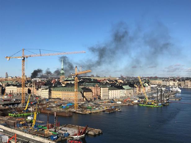 Bus in Stockholmer Stadtzentrum explodiert