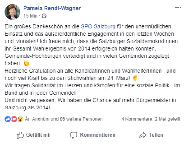 Gemeinderatswahlen: Siegeszug der ÖVP in Stadt Salzburg