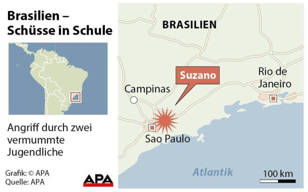 Amoklauf: Zehn Tote in Schule bei São Paulo