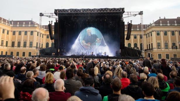 David Gilmour in Wien: Gitarrenglück und eine Tasse Tee