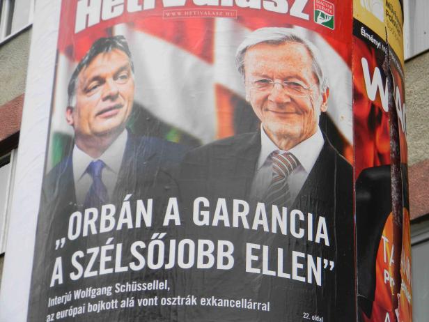 Schüssel als Orbán-Kontrollor: Ziemlich beste Freunde