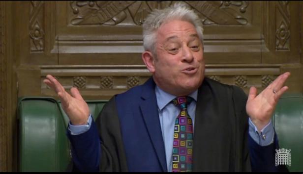 FILE PHOTO: Speaker of the House John Bercow speaks in Parliament, in London
