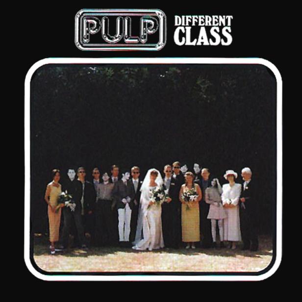 Das Cover des Albums „Different Class“ von Pulp zeigt eine Hochzeitsgesellschaft.