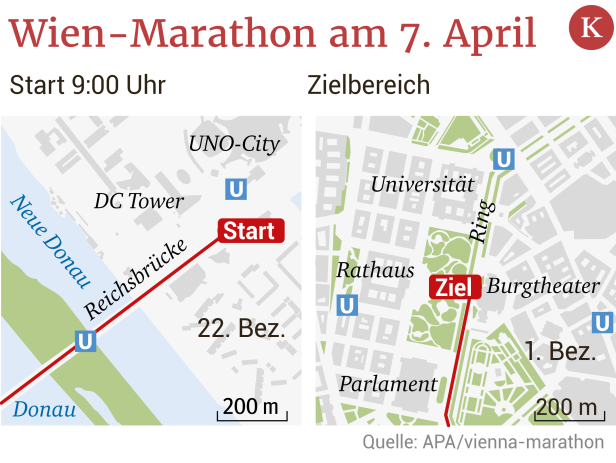 Vienna City Marathon: Was Autofahrer wissen müssen