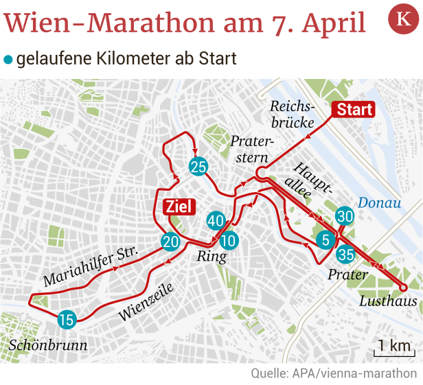 Vienna City Marathon: Was Autofahrer wissen müssen