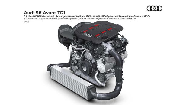 Audi S6 und S7 (2019) mit V6-TDI und e-Turbo vorgestellt