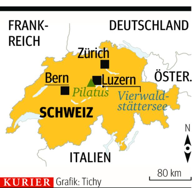 Luzern: Sternenhimmel auf  2.128 Meter