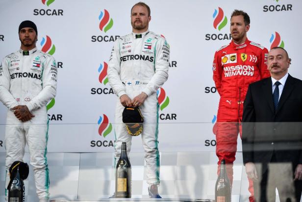 Nächster Mercedes-Doppelsieg: Bottas triumphiert in Baku