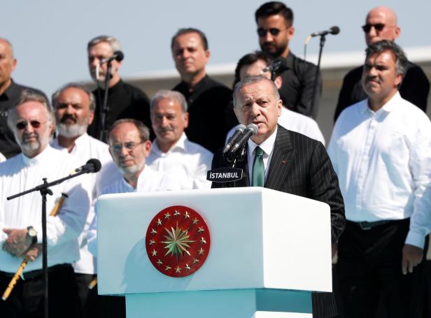 Erdogan weiht größte Moschee der Türkei ein